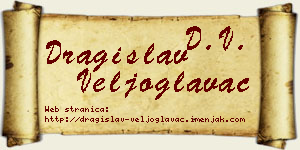 Dragislav Veljoglavac vizit kartica